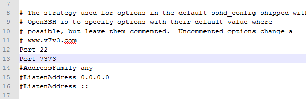 修改ssh端口2 Linux VPS下安全的SSH端口修改教程
