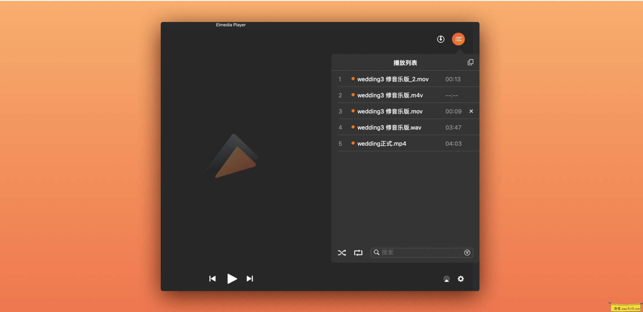 Elmedia player Mac版：全能Mac视频播放器、支持流媒体、在线字幕
