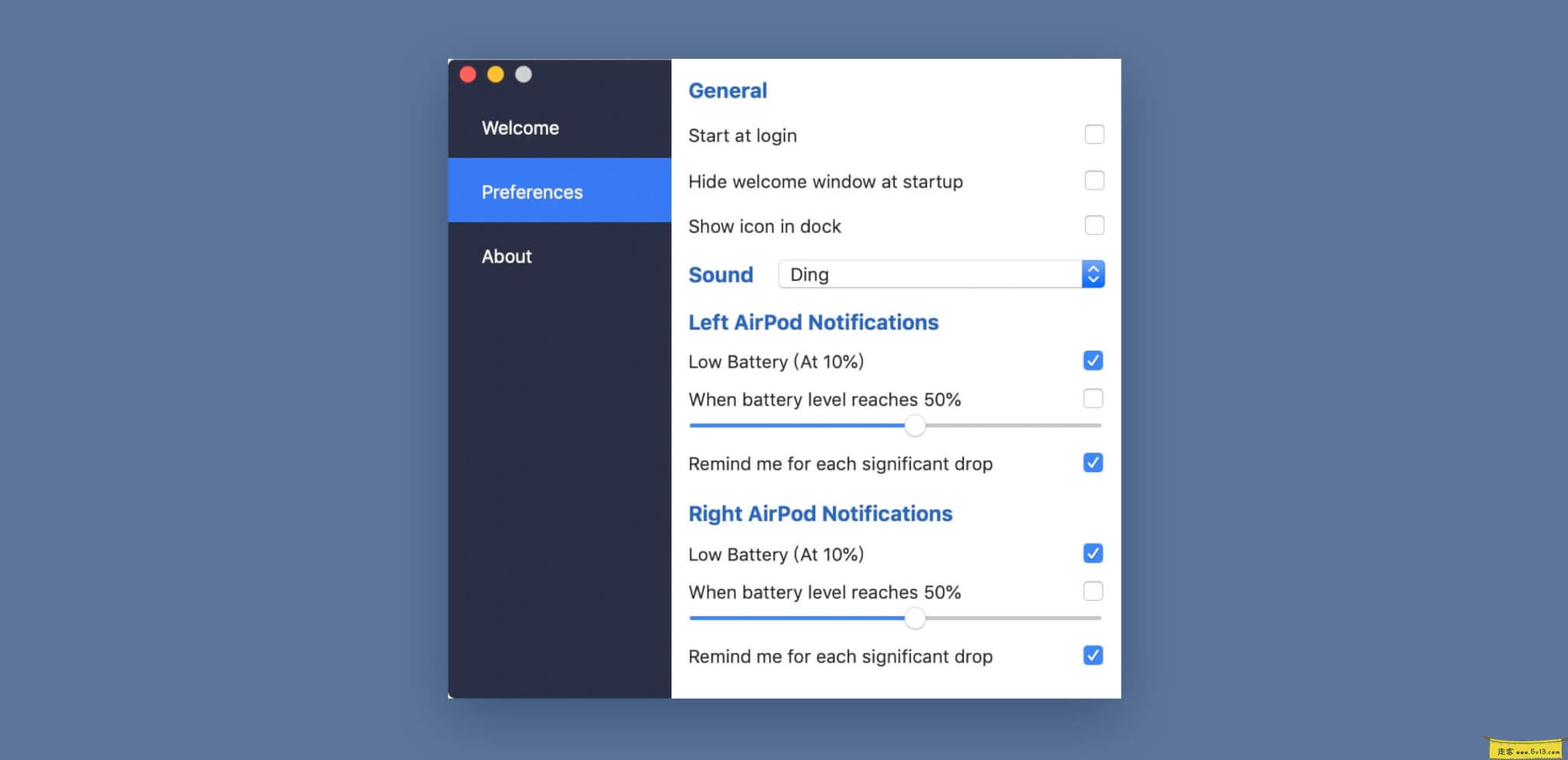 Battery Stats for AirPods：AirPods电池显示统计Mac版软件分享