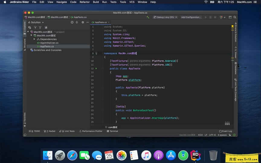 JetBrains Rider 2020.1.3 Mac中文破解版